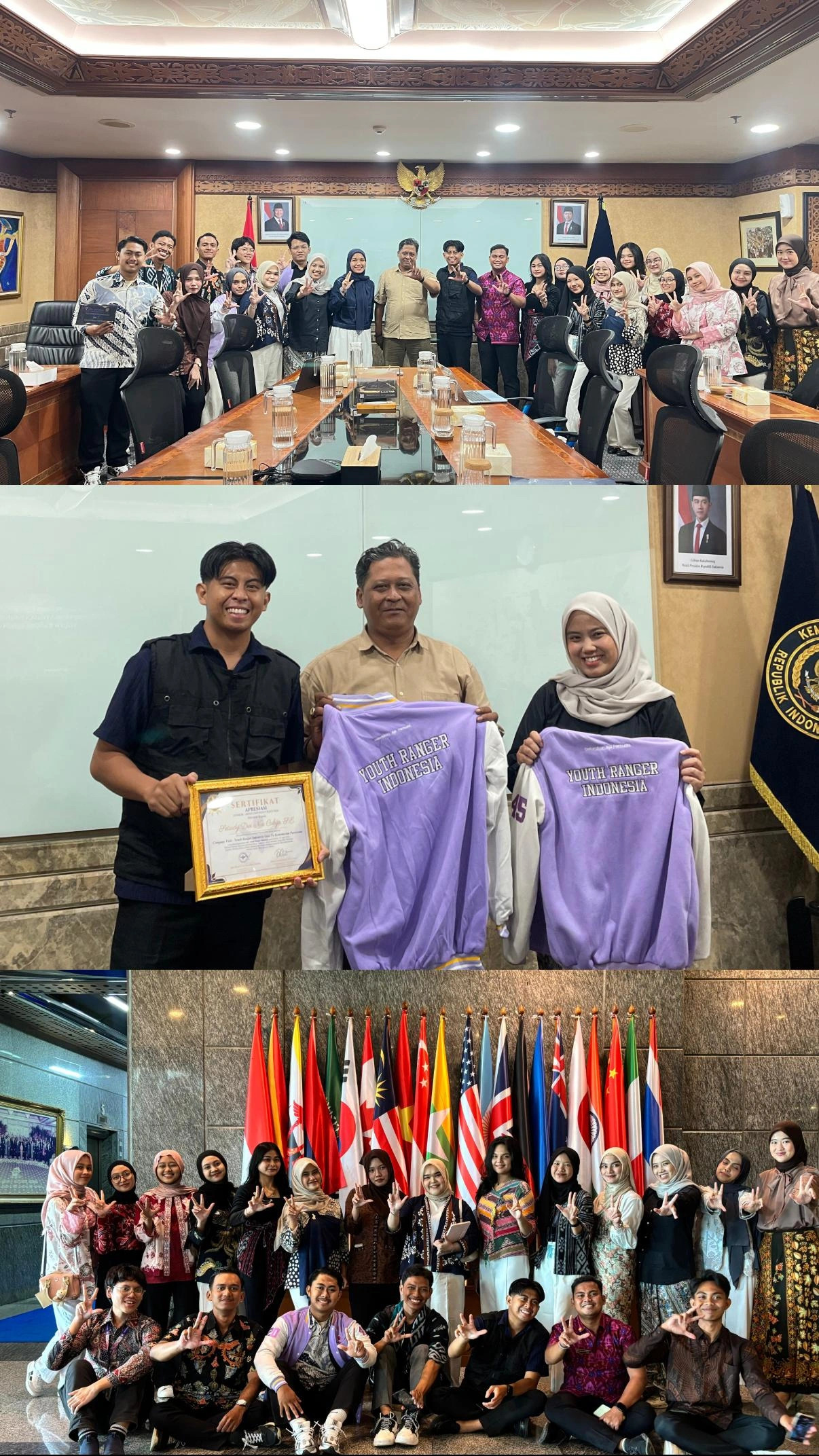 Eksplorasi Pariwisata Indonesia: Youth Ranger Indonesia Kembali Menghadirkan Government Visit Ke Kementerian Pariwisata